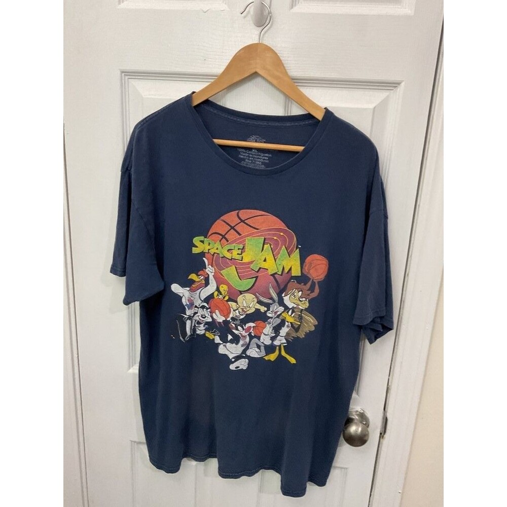 Space Jam Graphic Short Sleeve Tee - Navy